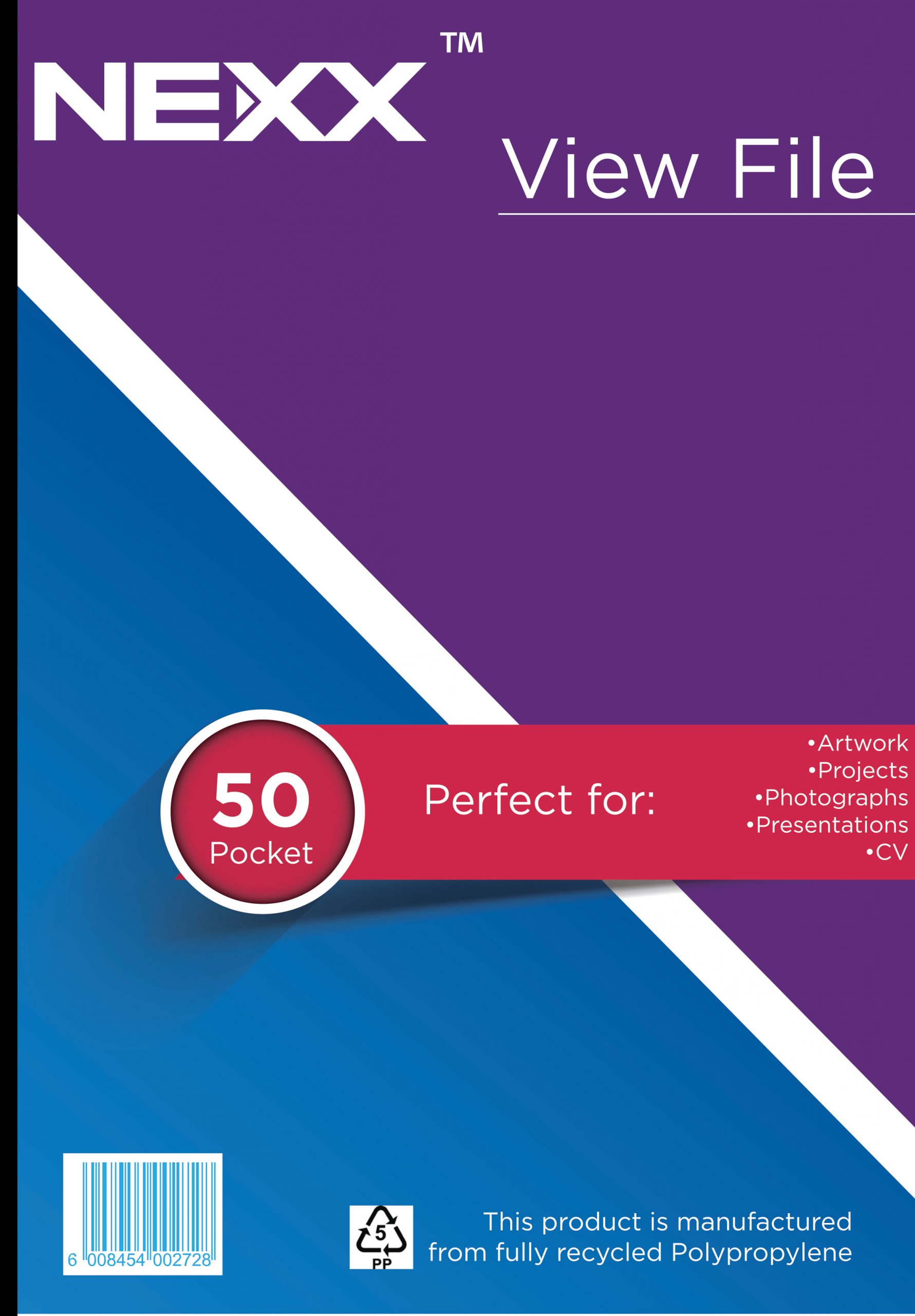 A4 DISPLAY FILE 50 POCKETS Easy Office