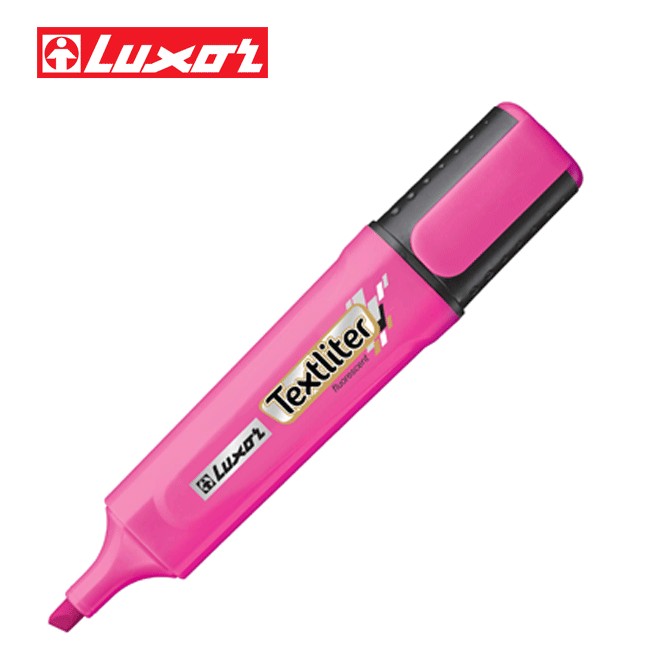 LUXOR HIGHLIGHTER PINK EACH Easy Office